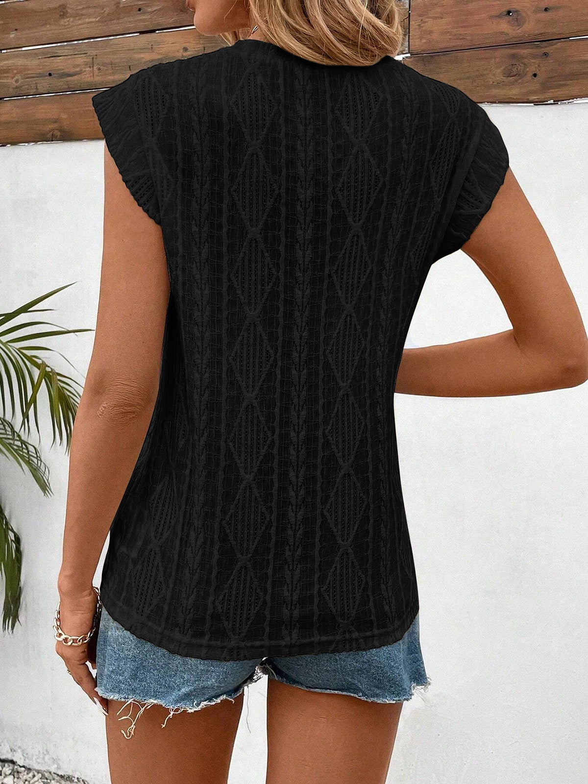 ✨Damen Sommer Klassisches Jacquard-Streifen-T-Shirt
