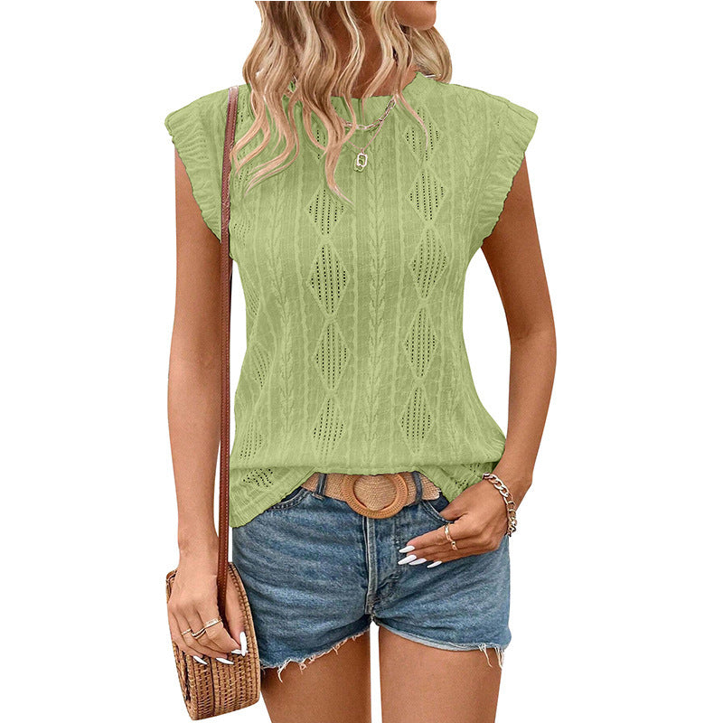 ✨Damen Sommer Klassisches Jacquard-Streifen-T-Shirt